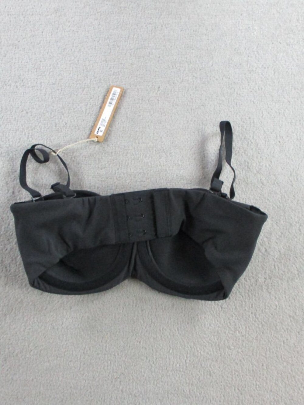 SKIMS Fits Everybody Strapless Bra Womens 32C Onyx Black Adjustable NWT - Picture 3 of 6